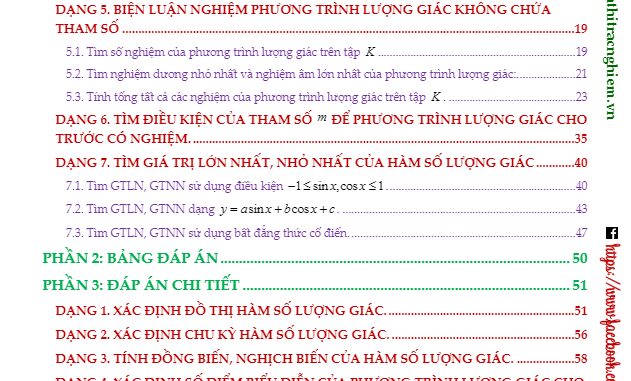 Tài liệu tự học hàm số lượng giác và phương trình lượng giác
